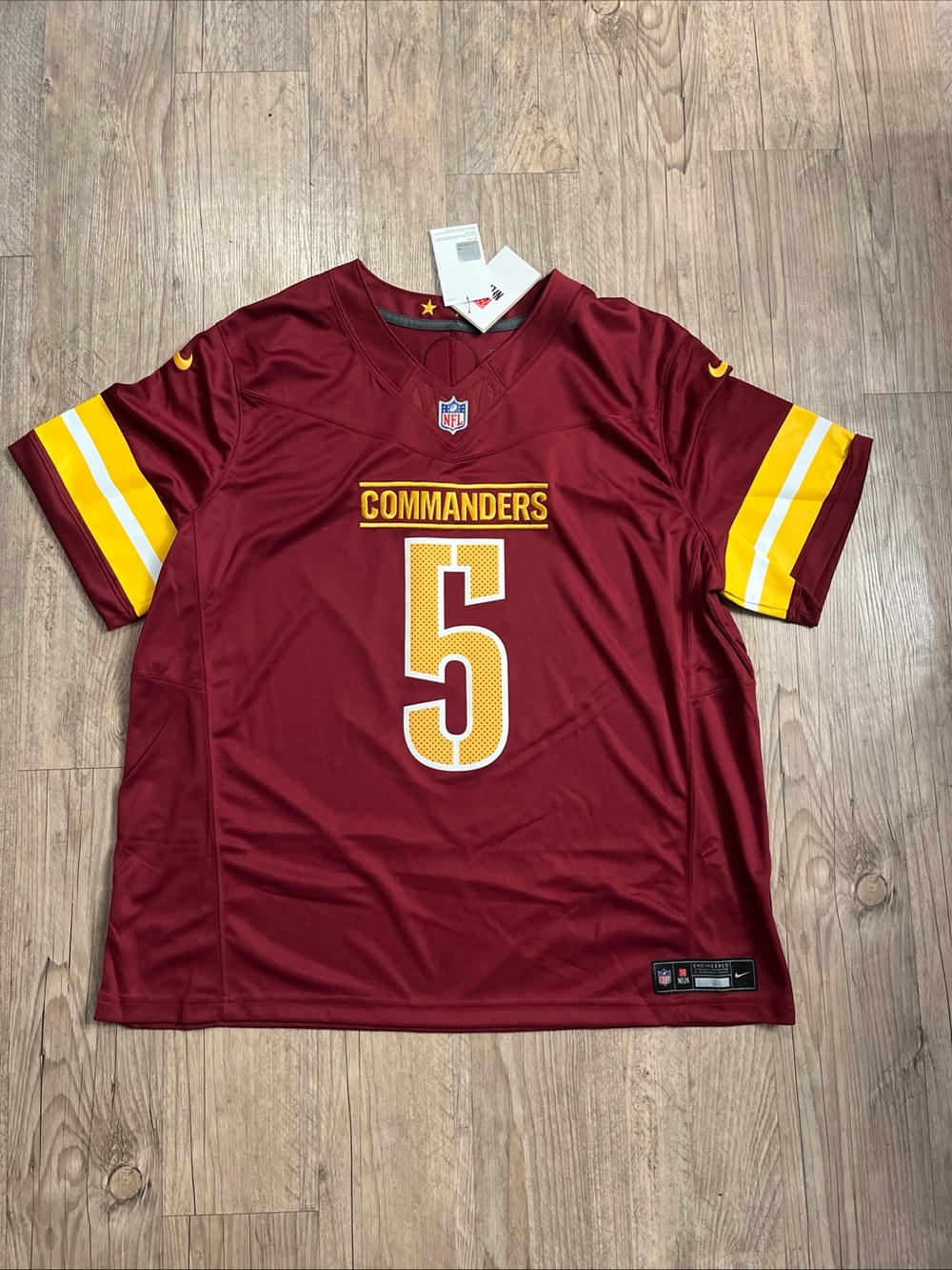 NWT Nike Washington Commanders Jayden Daniels Vapor F.U.S.E. Limited Jersey 2XL